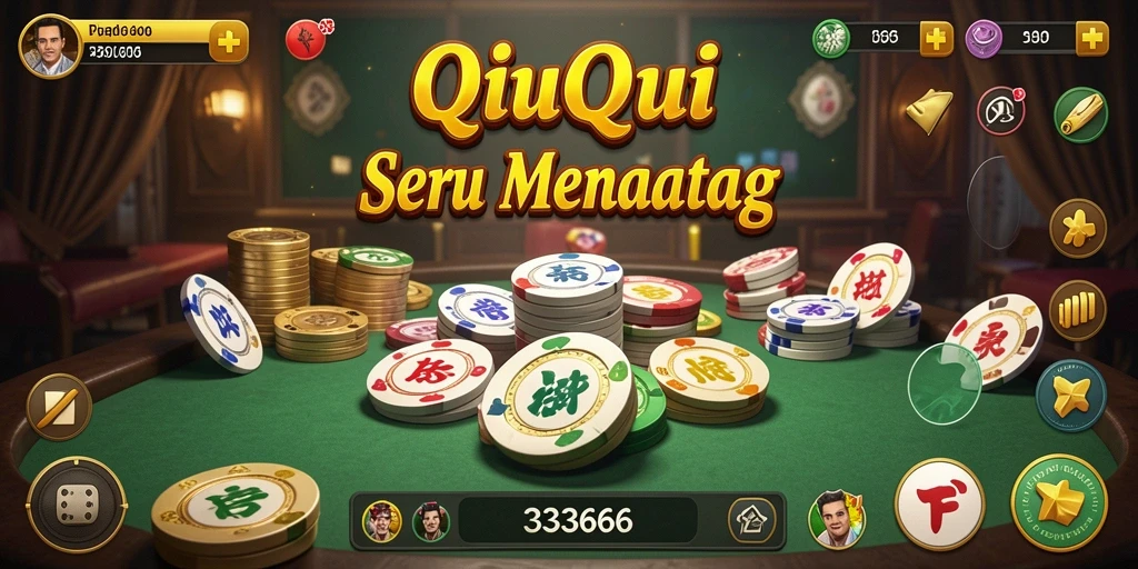 Tampilan gameplay QiuQiu yang menarik dan seru.