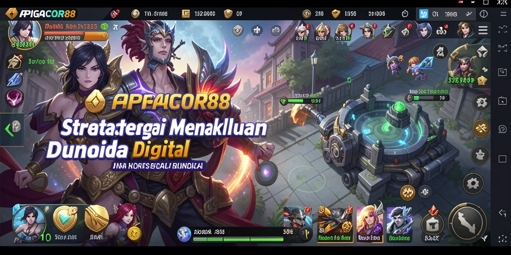 Tampilan menarik dari gameplay strategi di APIGACOR88.