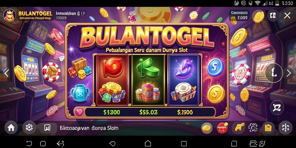 Tampilan menarik dari gameplay Slot BULANTOGEL yang seru.
