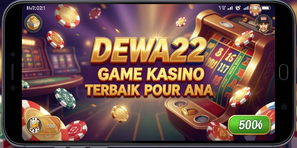 Tampilan gameplay Kasino yang mendebarkan di DEWA22.