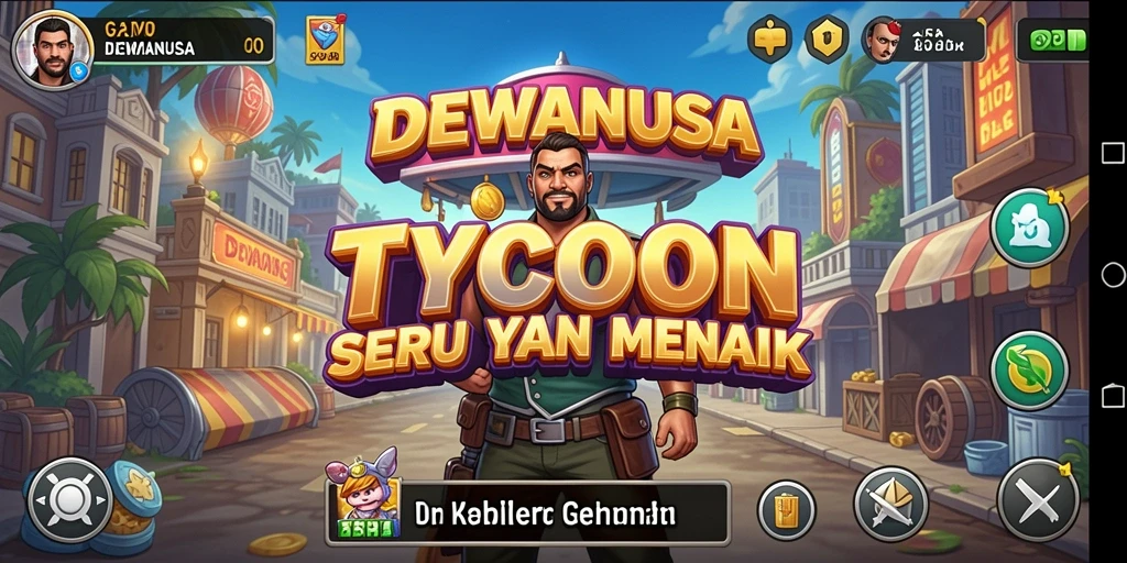 Tampilan gameplay DEWANUSA yang menarik dan dinamis.