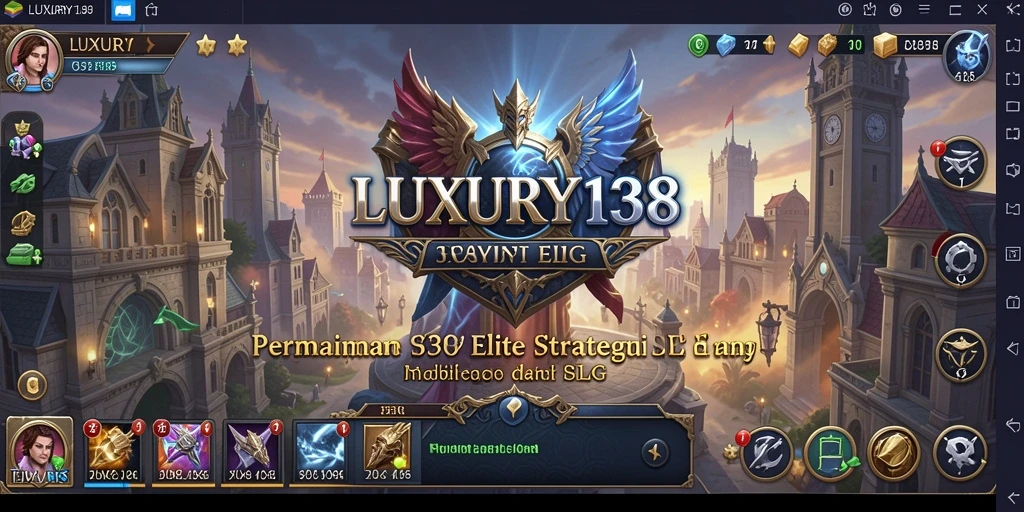 Tampilan gameplay LUXURY138 yang penuh strategi dalam SLG.