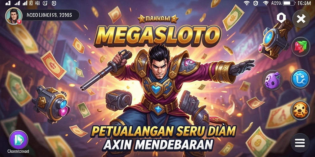 Gameplay seru dari MEGASLOTO yang penuh aksi dan tantangan.