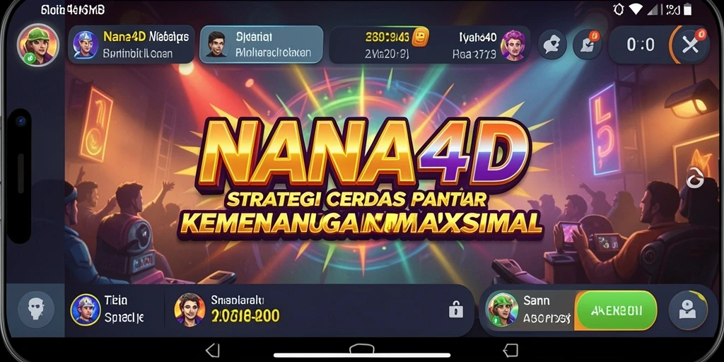 Tampilan menarik dari gameplay NANA4D yang penuh strategi.