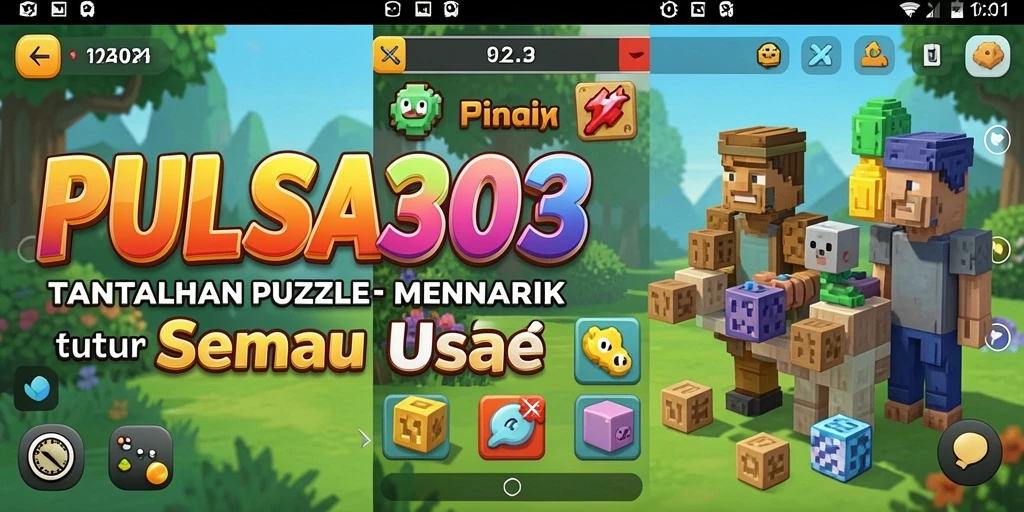 Tangkapan layar permainan PULSA303 menampilkan gameplay puzzle yang menantang.