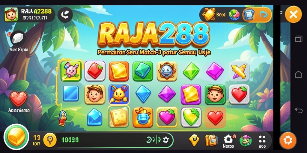 Tampilan menarik dari gameplay RAJA288 dengan grafis cerah dan efek visual.