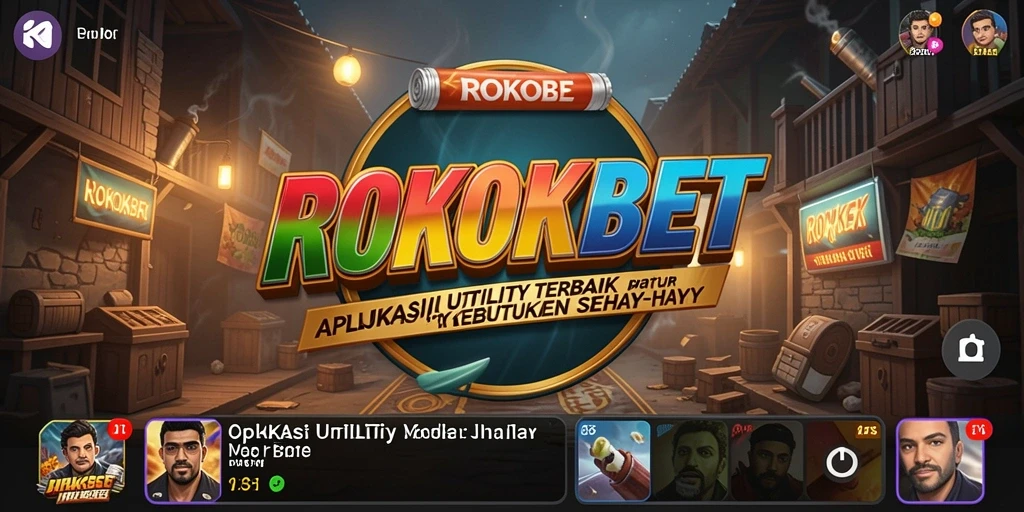 Tampilan antarmuka ROKOKBET yang intuitif dan menarik